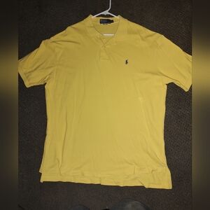 Polo by Ralph Lauren Men's Yellow Polo Shirt
